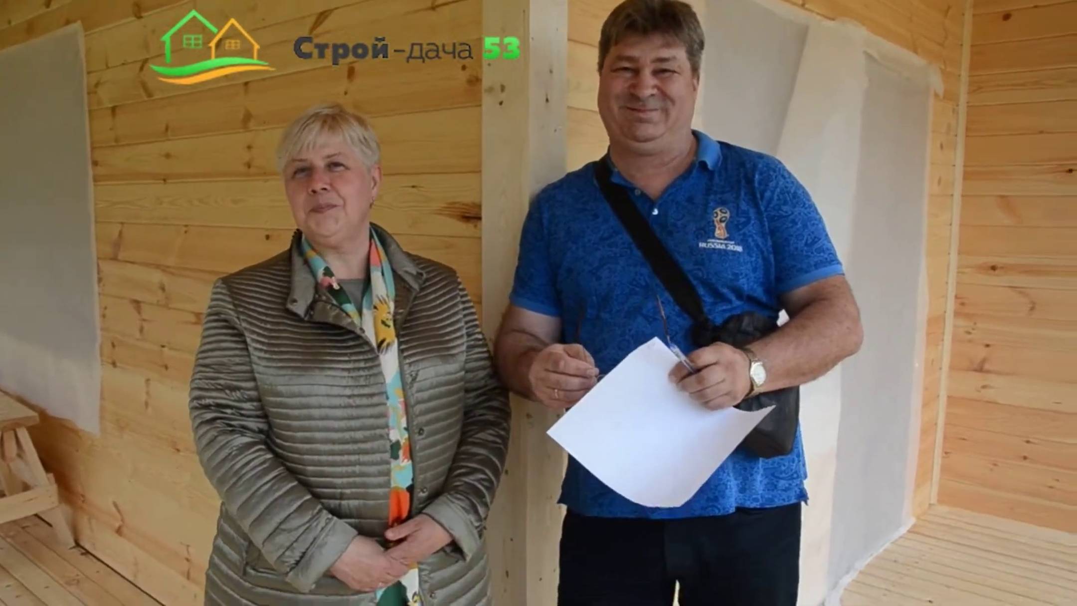 Видеоотзыв о строительстве каркасного дома по проекту "Колпино". смотреть онлайн