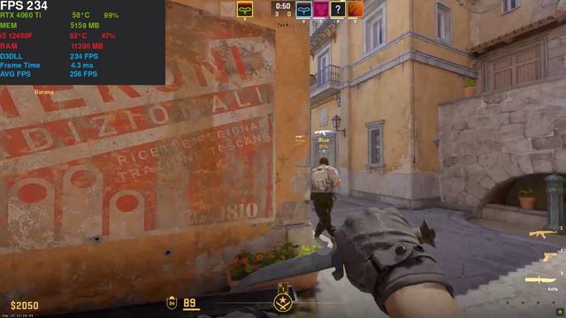 Counter Strike 2 RTX 4060 Ti + i5 12400f смотреть онлайн