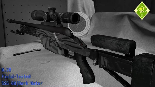 SSG 08 Dark Water - Skin Wear Preview смотреть онлайн
