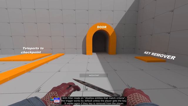 Counter-Strike 2 Hammer - Context Filters (key And Checkpoint System)