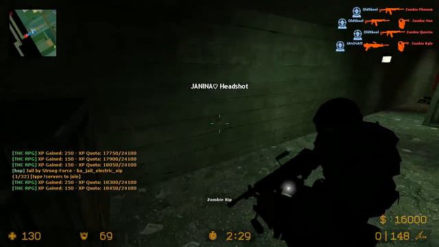 Counter Strike Source Zombie Horror Boss fight Online Gameplay on Coroners map смотреть онлайн