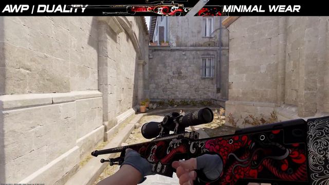 CS2 AWP | Duality - Skin showcase all floats [4K60FPS] смотреть онлайн