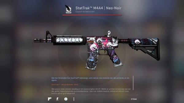 M4A4 Temukau (Anime) Sticker Craft
