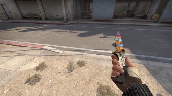 CS:GO NOMAD KNIFE CASE HARDENED BATTLE-SCARRED | SKIN SHOWCASE