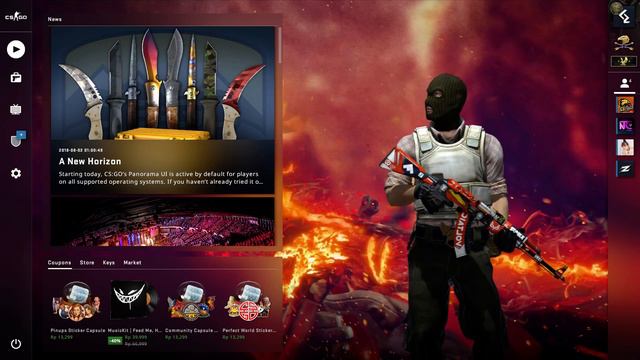 Dope background panorama ui CS:GO смотреть онлайн