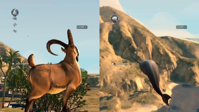 Goat simulator payday ( slow motion flying dolphin with slow music ) смотреть онлайн