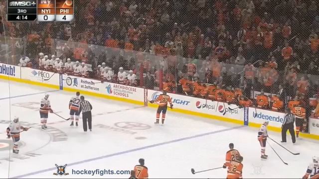 Anders Lee vs Brandon Manning. January 9, 2016 смотреть онлайн