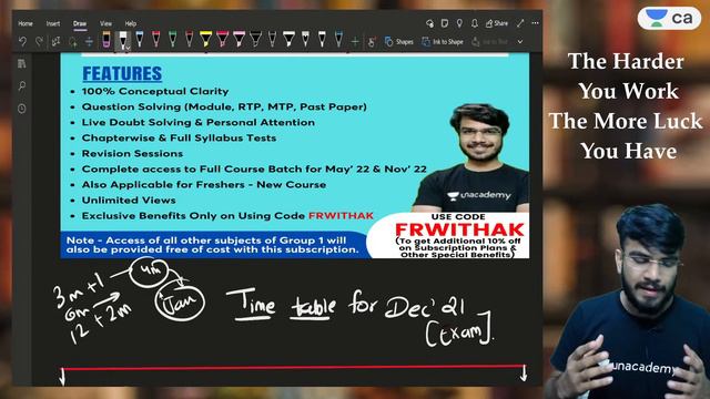 Post Results Study Time Table to Clear in 2.5 Months | Target Dec'21 | CA Final | Aakash Kandoi смотреть онлайн