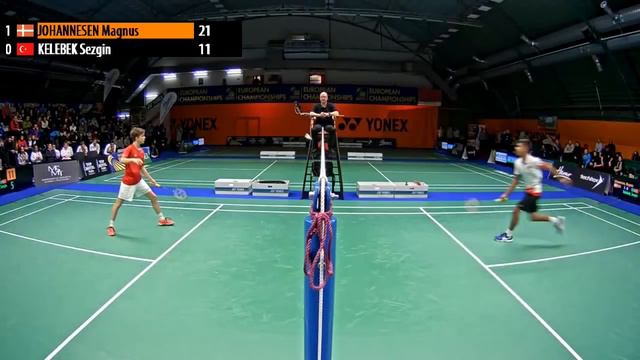 Denmark (Johannesen) Vs Turkey (Kelebek) - European U17 Team C’ships 2017