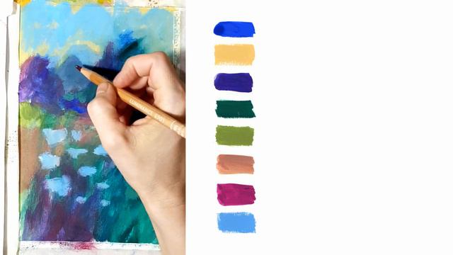 Gouache and Mixed Media №60. Speedpaint with commentary. смотреть онлайн