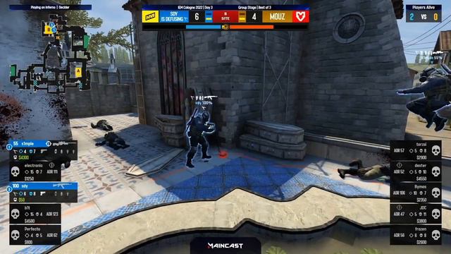 NaVi vs MOUZ | Map 3 Inferno | IEM Cologne 2022 - Group B смотреть онлайн
