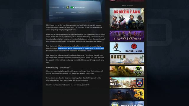 ANGVIL REACTS TO THE BIGGEST CS:GO UPDATE: NO MORE FREE PRIME & CASES INVESTMENTS смотреть онлайн