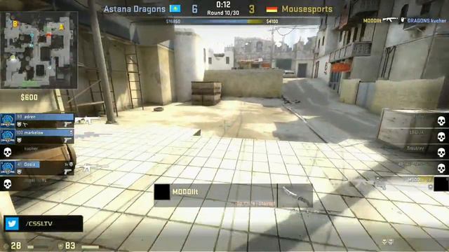 StarSeries S8 Astana Dragons vs Mouz map dust2 смотреть онлайн