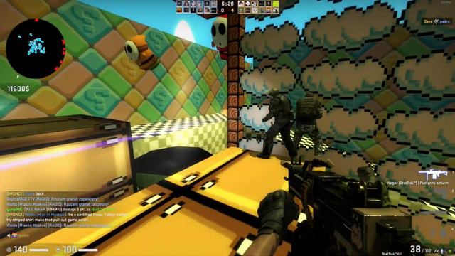 CS:GO Zombie Escape: ze_mario_tower_v4_p2 смотреть онлайн