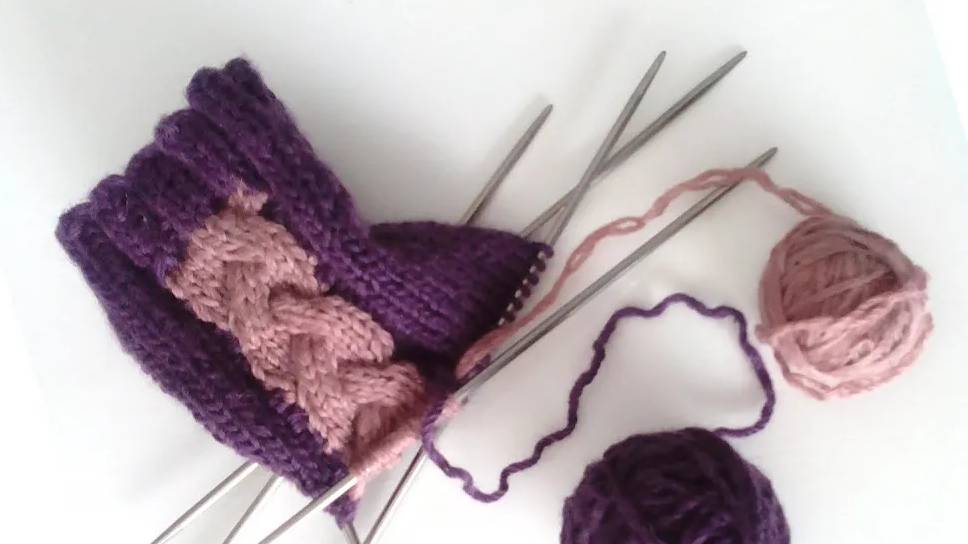 Вертикальная смена цвета (круговое вязание) смотреть онлайн