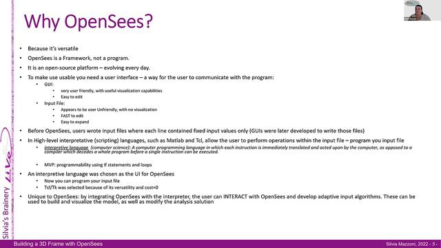 Silvia's Brainery Live -- Build a 3D Frame in Opensees Part 1/6: Introduction смотреть онлайн