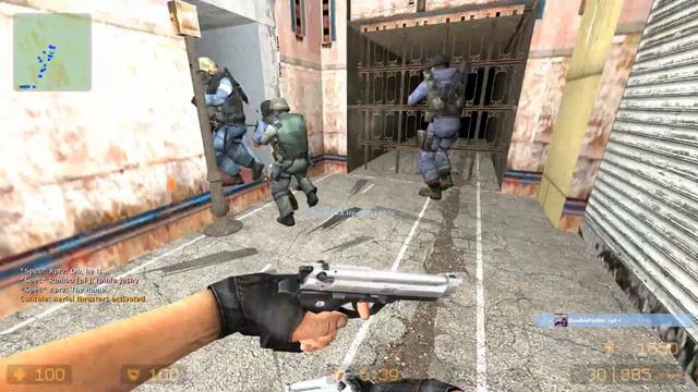 Counter Strike Source Zombie Escape mod online gameplay on Holmes Escape map смотреть онлайн