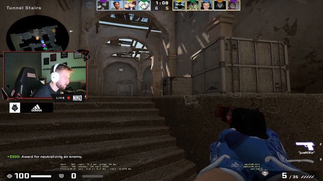 NiKo PLAYS FPL DUST2🔥(STREAM HIGHLIGHTS) смотреть онлайн