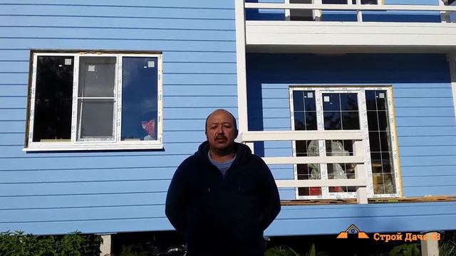 Видеоотзыв о строительстве каркасного дома по проекту "Луга". смотреть онлайн