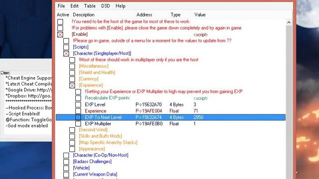 Borderlands 2 Cheats/Hacks - Cheat Engine 7.1 [STILL WORKS 2024] - CrY Orazma смотреть онлайн