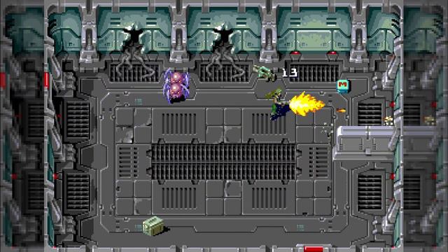 Xeno Crisis (2019) Mega Drive / Evercade Gameplay / Stage 1 & Boss Fight смотреть онлайн