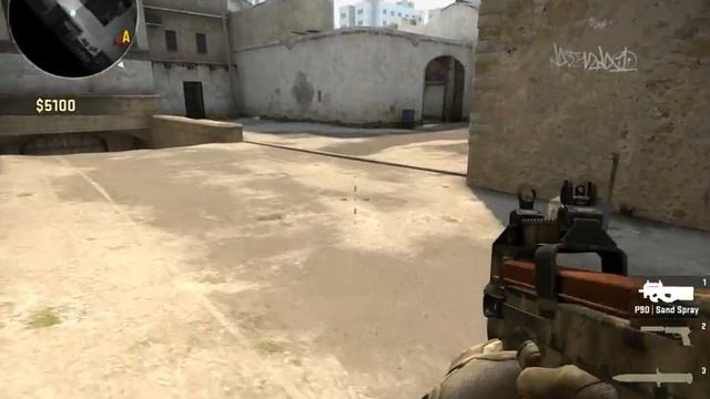 CS:GO SKINEK!!! P90: Sand Spray: Well-Worn смотреть онлайн