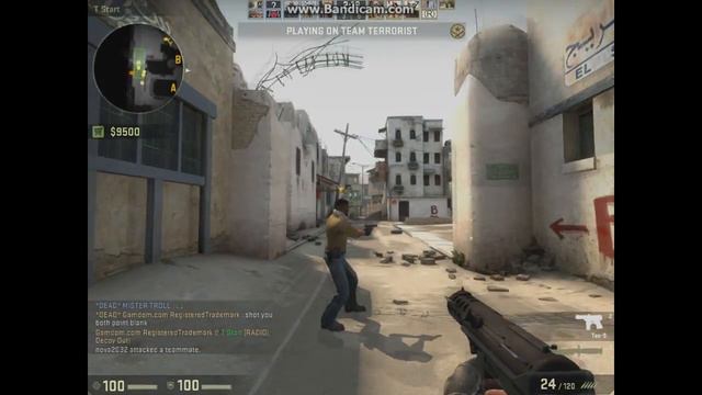 Destroy the entire team with tec-9 ( cs go funny moment ) смотреть онлайн