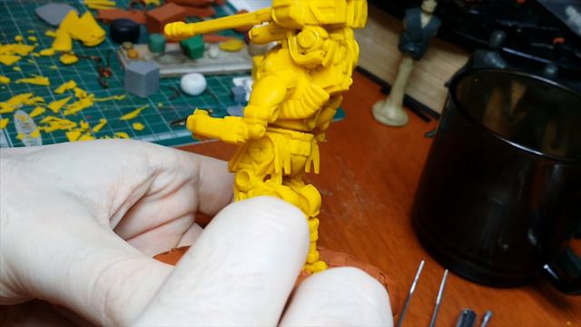 Фигурка из игры Blazing Core робот "Роланд". Миниатюра моделька робота из полимерной глины. смотреть онлайн