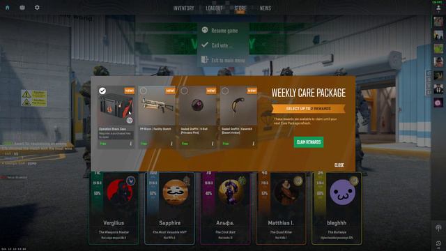 bravo case ingame drop CS2 смотреть онлайн