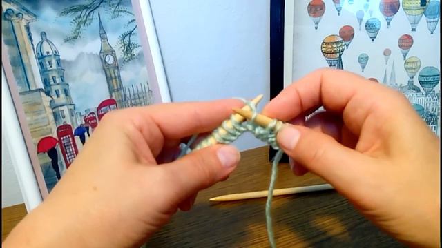 Вязание спицами: С ЧЕГО НАЧАТЬ? Набор петель и лицевая гладь. смотреть онлайн