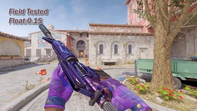 M4A1-S BLACK LOTUS - ALL FLOATS In-Game Showcase | CS2 Kilowatt Case Showcase смотреть онлайн