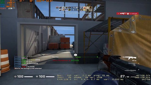 CSGO: Sapphire Pulse RX 6700 XT // I7 8700k @ 5 Ghz