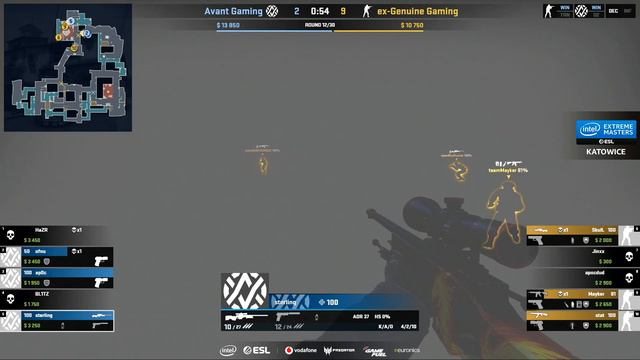 Avant Gaming vs ex-Genuine [Map 3, Inferno] (Best of 3) IEM Katowice 2020 | Oceanic Qualifier смотреть онлайн