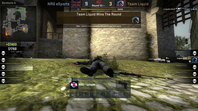 CSGO: POV NRG tabseN vs Liquid (27/12) cobblestone @ ESL Pro League Season 4 смотреть онлайн