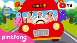 [4K] The Wheels on the Bus | Bus Songs | Dance Along | Car Songs | Pinkfong Videos for Children