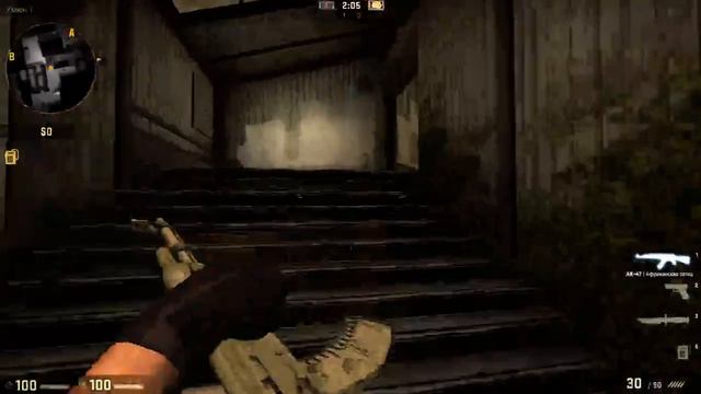 Counter strike 1 vs 1,не удачный день.!( смотреть онлайн