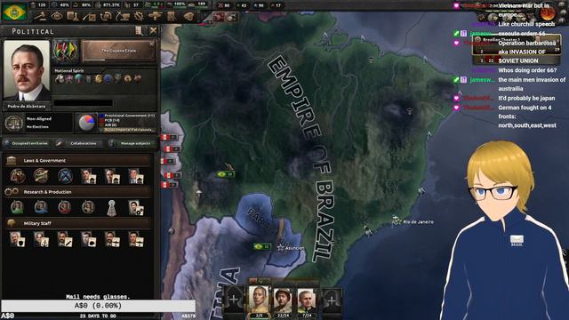 [Hears of Iron IV: Trial of Allegiance] Brazil: NOOOO, DON'T SEND ME TO BRAZIL!! смотреть онлайн