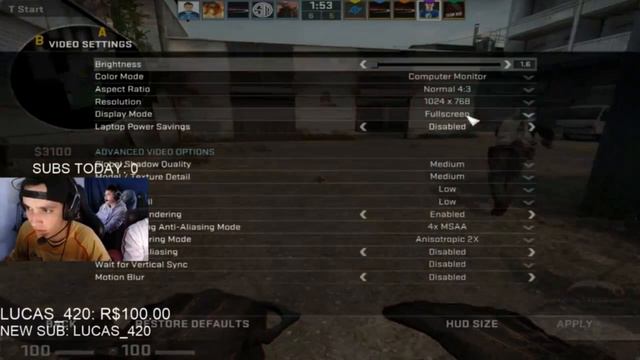 Counter-Strike: Global Offensive Pro Players Video Settings 2016 смотреть онлайн
