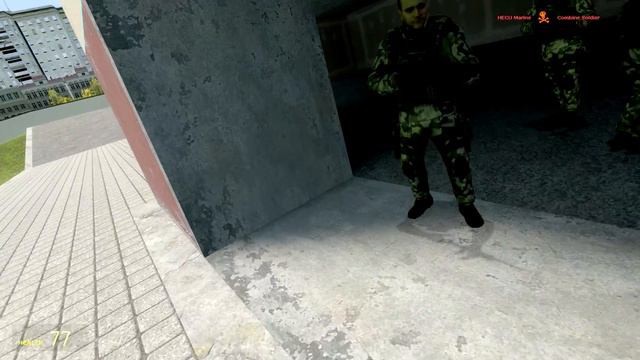 HECU Marines vs Combine Elite Soldiers | iNPC | Original Version смотреть онлайн
