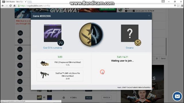 CSGO SKIN GIVEAWAYS (KNIFE GIVEAWAY) - GAMBLING VIDEO смотреть онлайн