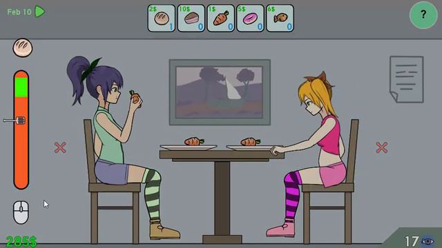 Waifus Eating Simulator #2 The Emo And The Selfish Girl