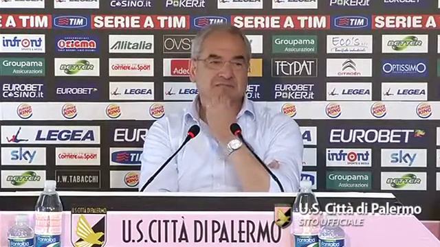 Palermo, Mutti in conferenza stampa pre - Catania del 27/04/12 смотреть онлайн