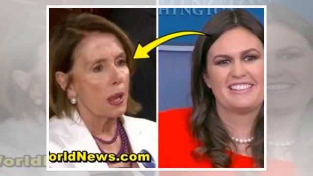 Nancy Pelosi Wakes Nasty surprise Trump after Sarah Sanders did at the end of the night смотреть онлайн