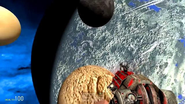 SPACE FUN! - Gmod sandbox funny moments (spaceship, wheelbarrows and wormholes) смотреть онлайн