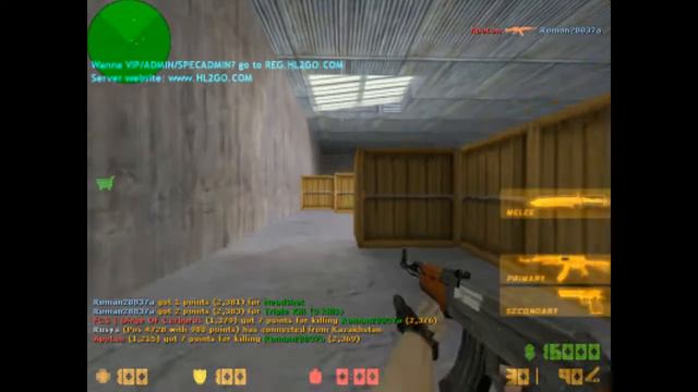 Counter Strike 1.6 War3ft CSDM #2 смотреть онлайн