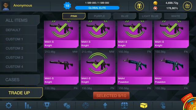 Case Chase / Dragon Lore + Medusa Trade up смотреть онлайн