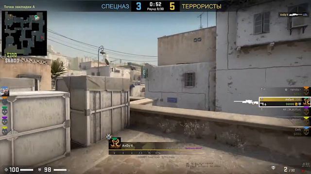 Counter-Strike GO / Первая игра после калибровки, путь до Global elite, серия #1 смотреть онлайн
