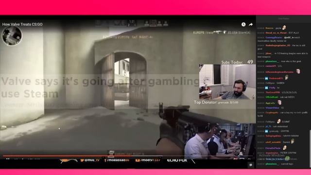 Moe Reacts to: "How Valve Treats CSGO" смотреть онлайн