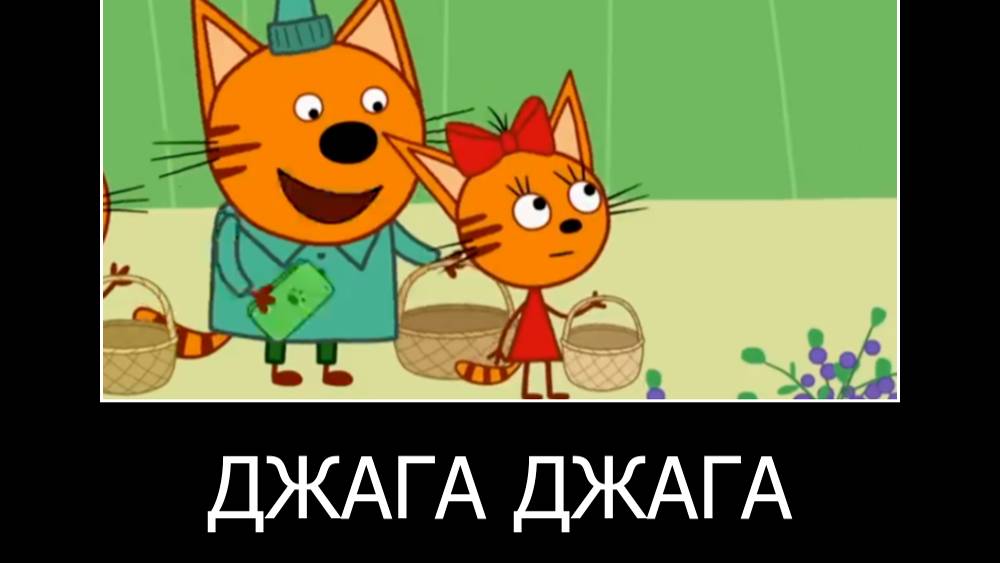 МУД демотиватор ТРИ КОТА (ПИРОГ)