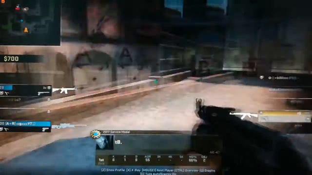 Spray Ak-47, 1v3 Cs Go смотреть онлайн